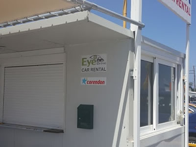 Car rental delivery at Heraklion Airport in Crete with Eye Drive